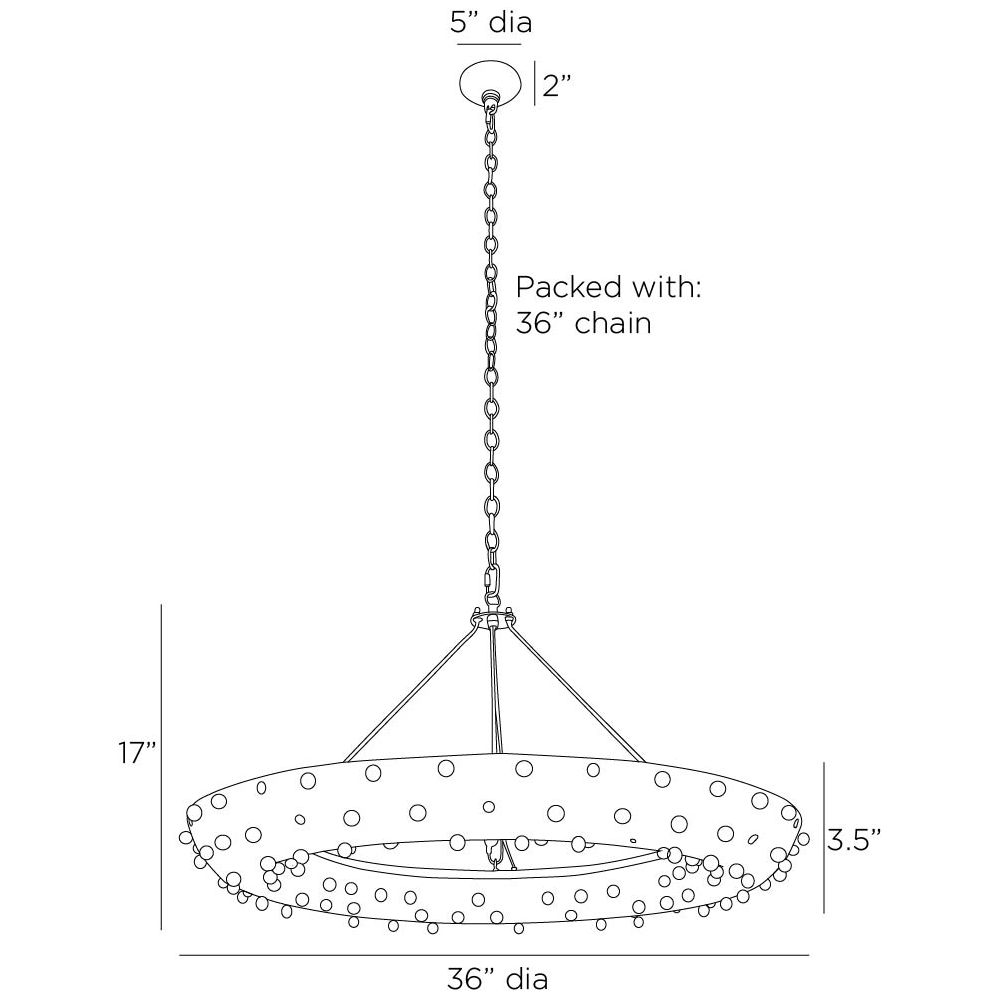 Arteriors Home Hardy Chandelier DMI18