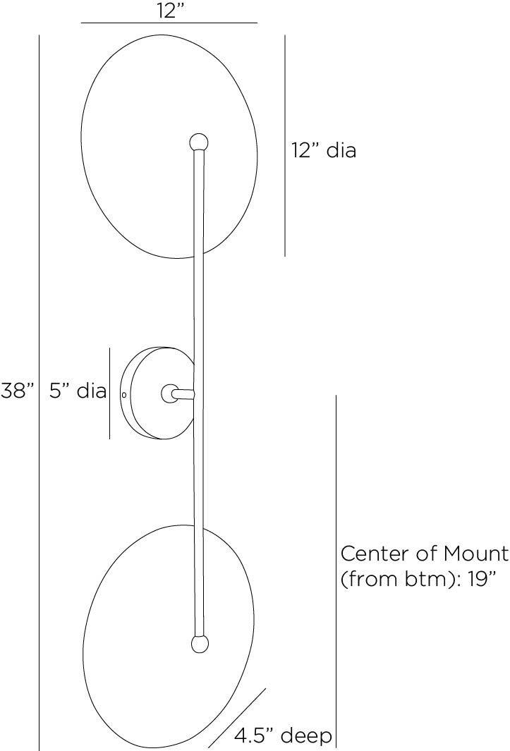 Arteriors Home Griffith Sconce DWC31