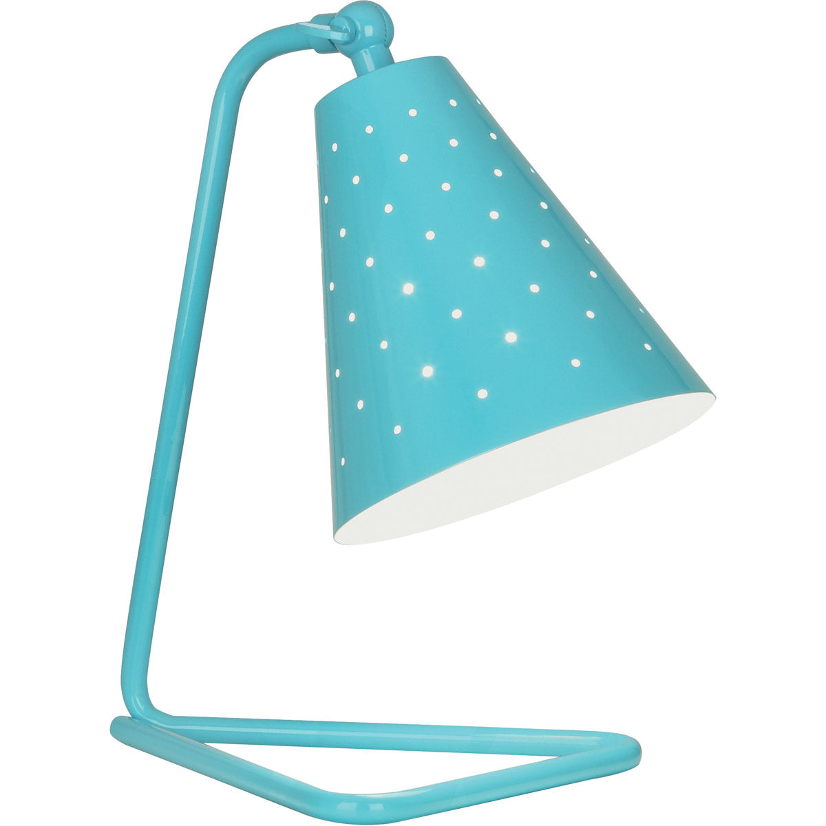 Robert Abbey  Pierce Accent Lamp in Egg Blue Gloss Finish EB988