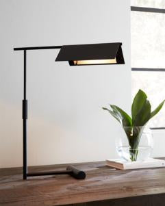 Visual Comfort Studio Chapman & Myers Foles Table Lamp in Midnight Black CT1221MBK1