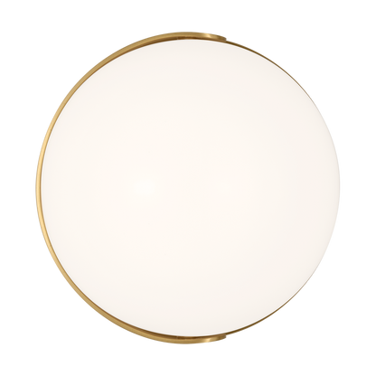 Visual Comfort Studio Ellen DeGeneres Syrie Small Vanity in Burnished Brass EV1021BBS-L1