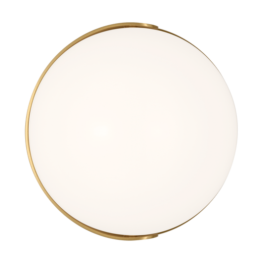 Visual Comfort Studio Ellen DeGeneres Syrie Small Vanity in Burnished Brass EV1021BBS-L1