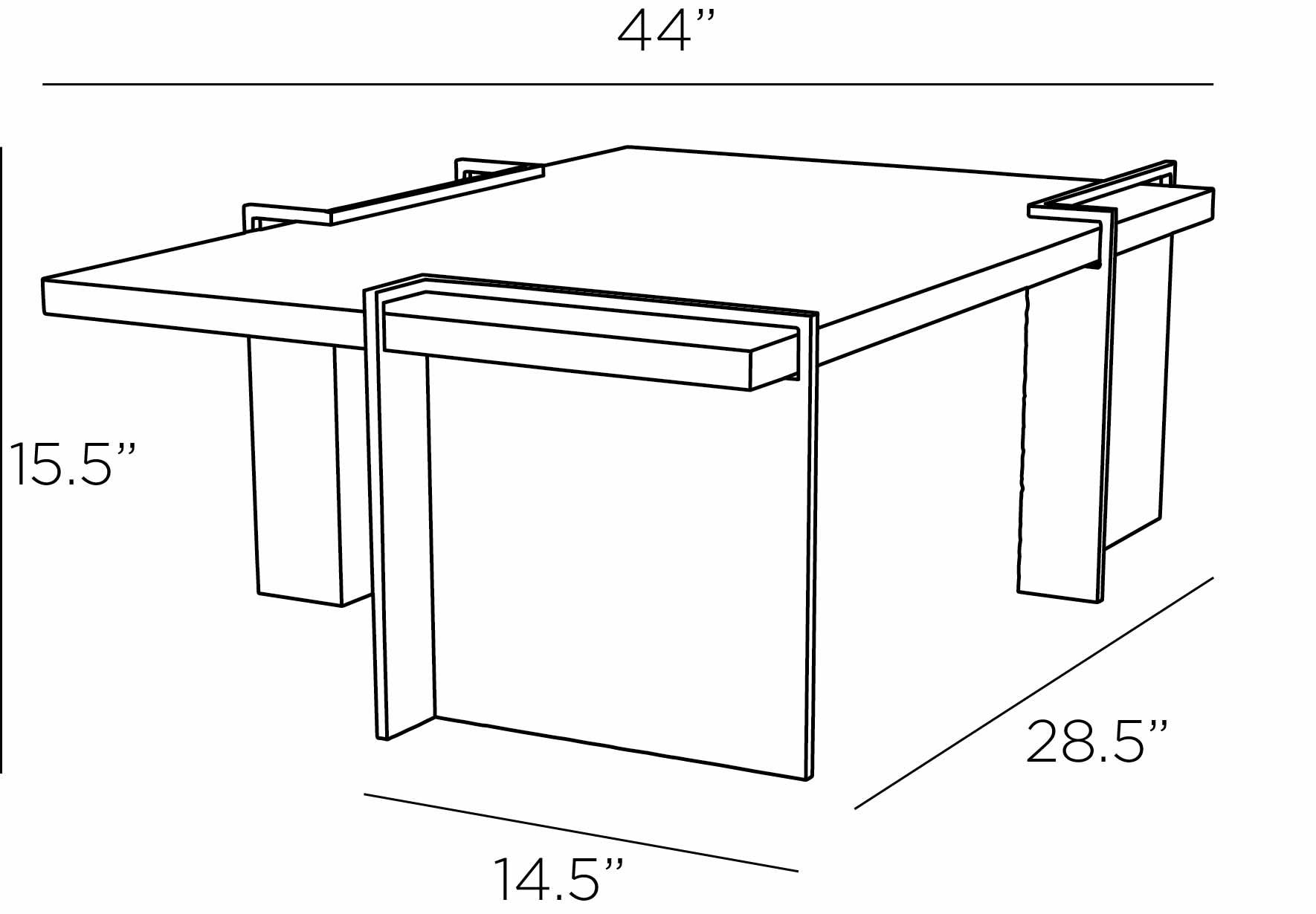 Arteriors Home Boda Cocktail / Coffee Table FCI09