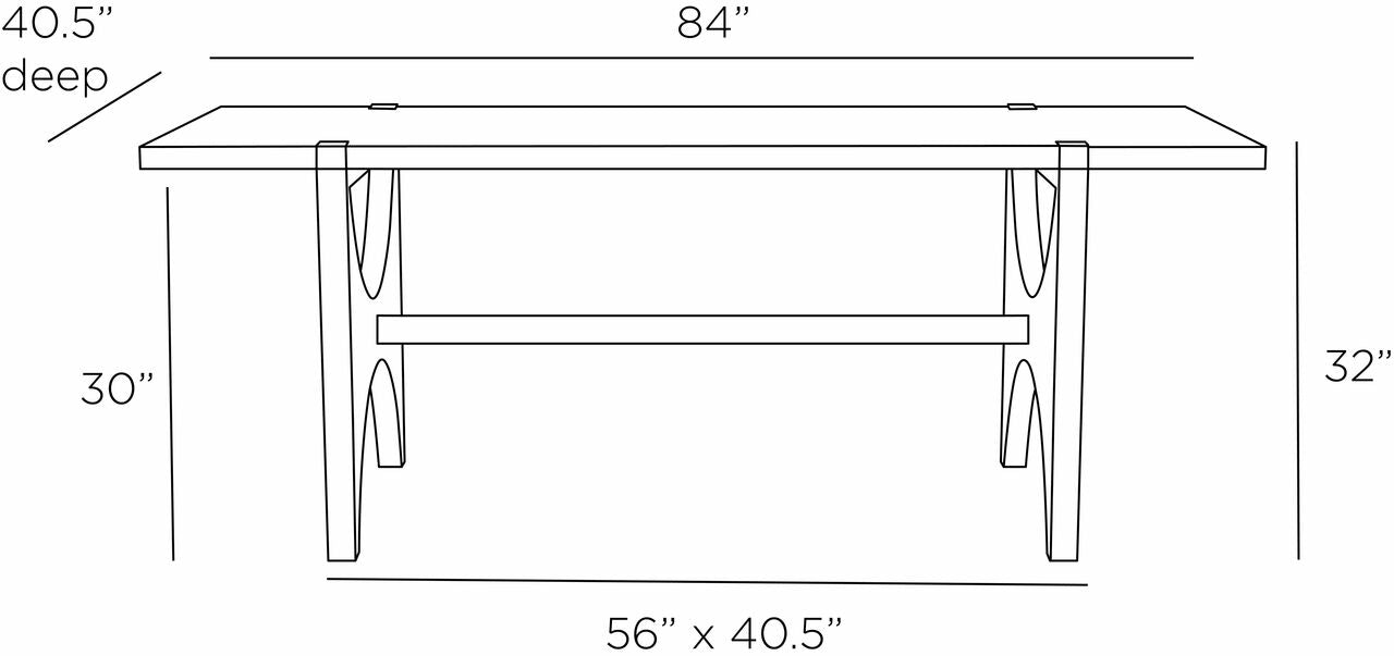 Arteriors Home Westheimer Dining Table FDI02