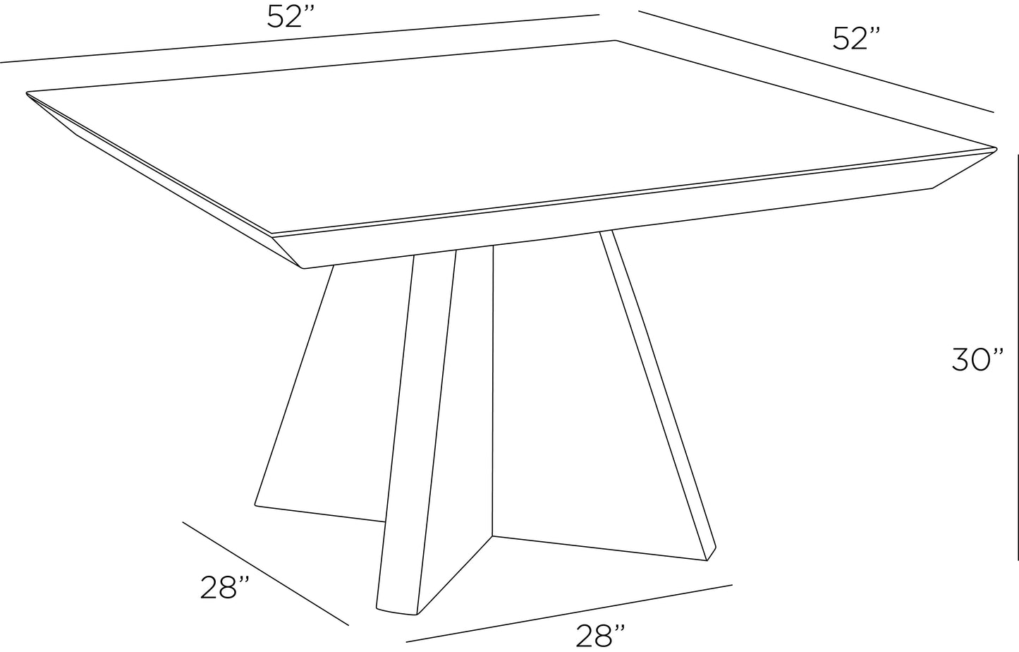 Arteriors Home Hogarth Dining Table FDS17