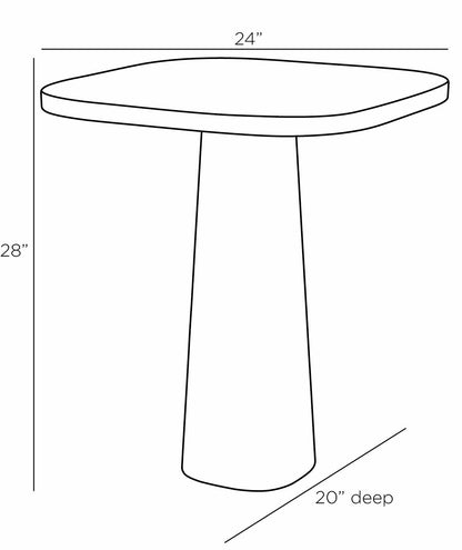 Arteriors Home Blythe Large End Table FES06