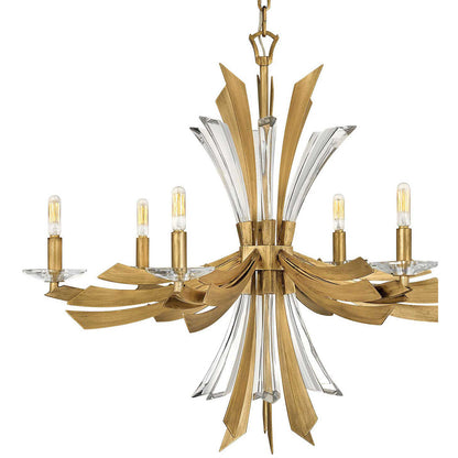 Fredrick Ramond Lighting Vida Medium Single Tier Burnished Gold FR40908BNG