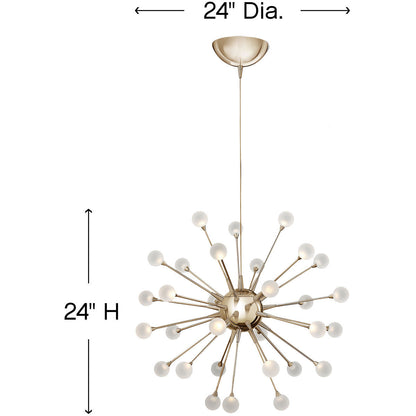 Fredrick Ramond Lighting Impulse Large Orb Polished Gold FR44413POG