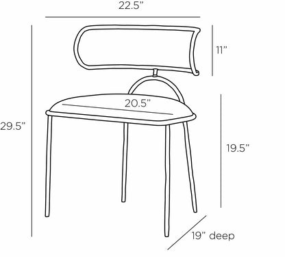 Arteriors Home Aisha Dining Chair FRI05