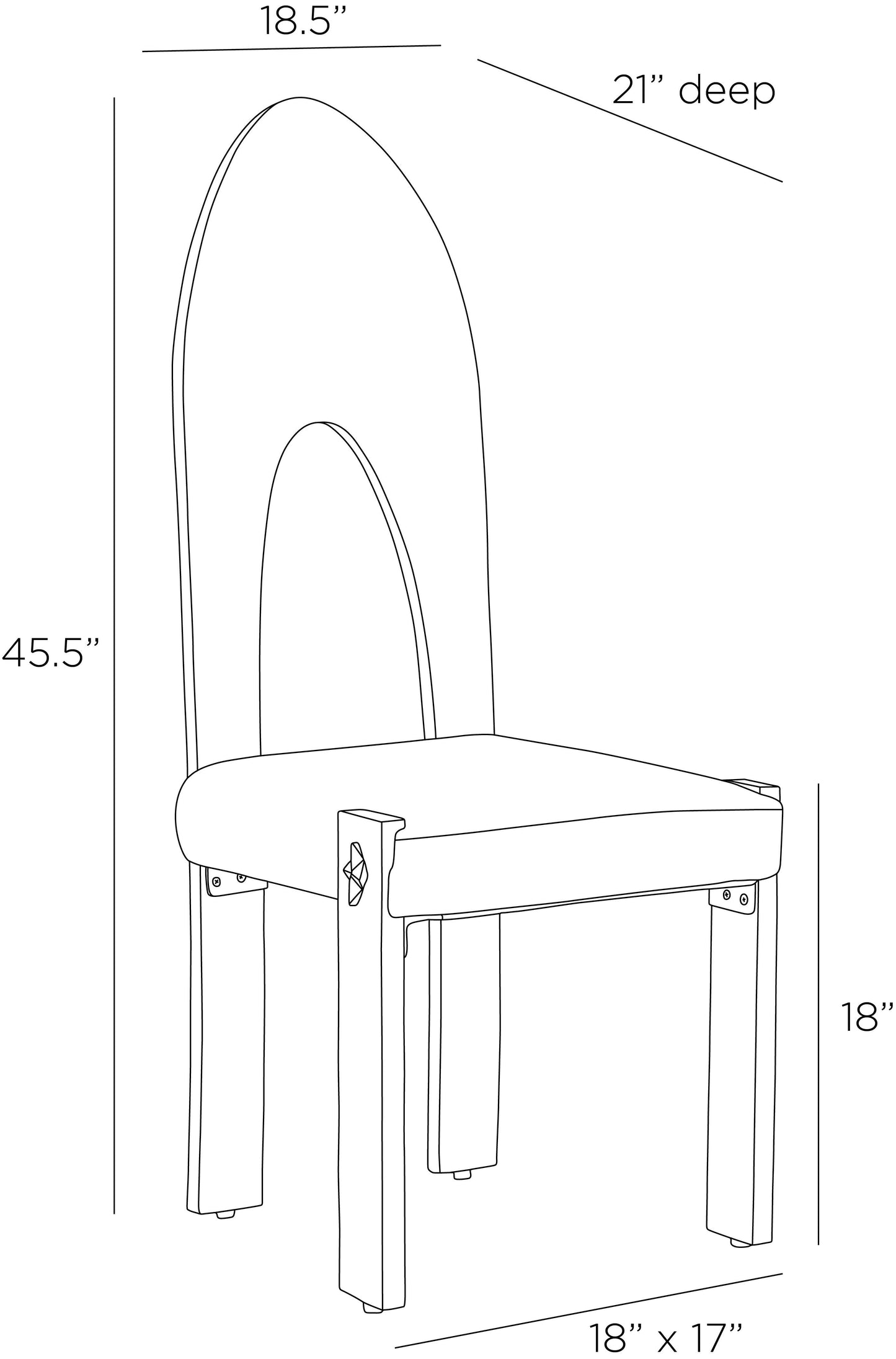 Arteriors Home Durango Dining Chair FRI17