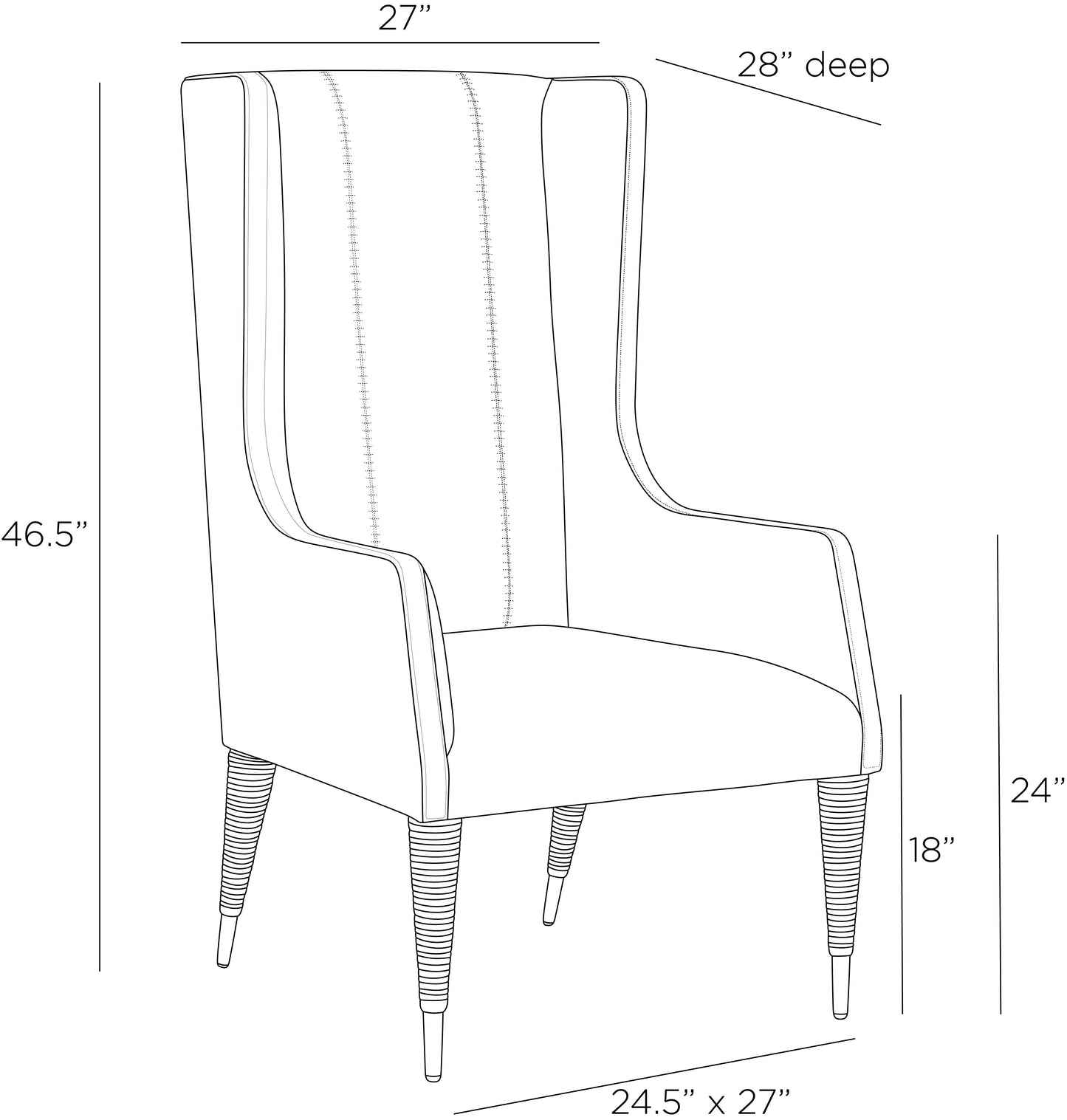 Arteriors Home Hawthorne Host Chair FRI20