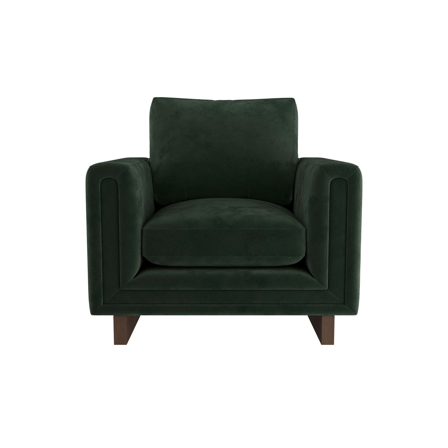 Arteriors Home Lovell Chair Forest Velvet Dark Walnut FRU03