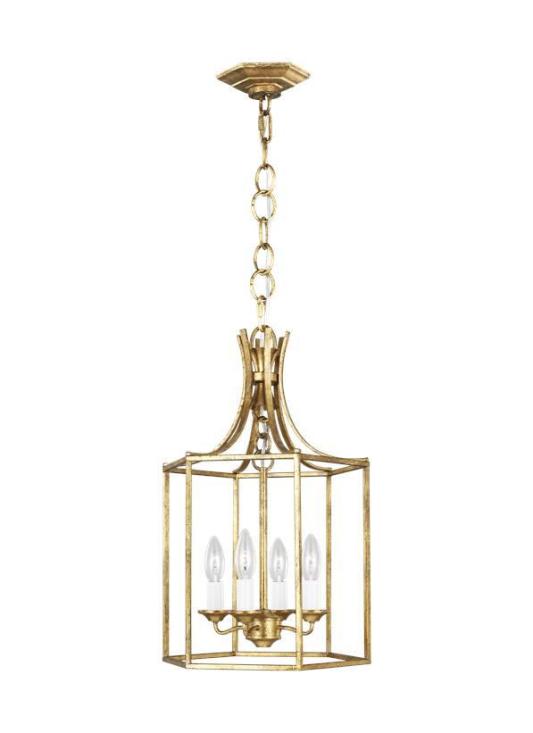 Visual Comfort Studio Alexa Hampton Bantry House Small Lantern in Antique Gild AC1004ADB