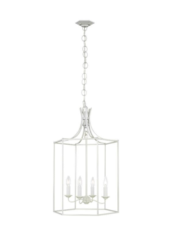 Visual Comfort Studio Alexa Hampton Bantry House Medium Lantern in Gloss Cream AC1014GCM