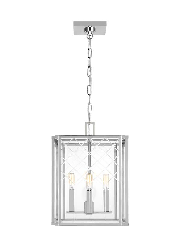 Visual Comfort Studio Alexa Hampton Erro Small Lantern in Polished Nickel AC1134PN