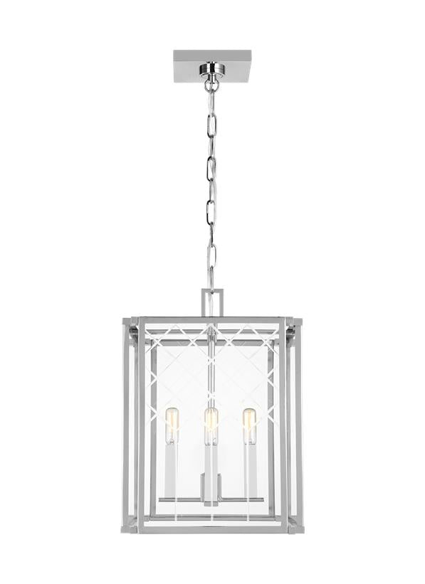 Visual Comfort Studio Alexa Hampton Erro Small Lantern in Polished Nickel AC1134PN