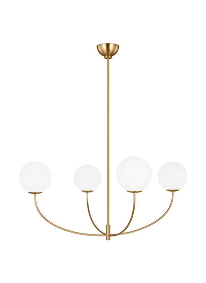 Visual Comfort Studio AERIN Galassia Extra Large Chandelier in Burnished Brass AEC1124BBS