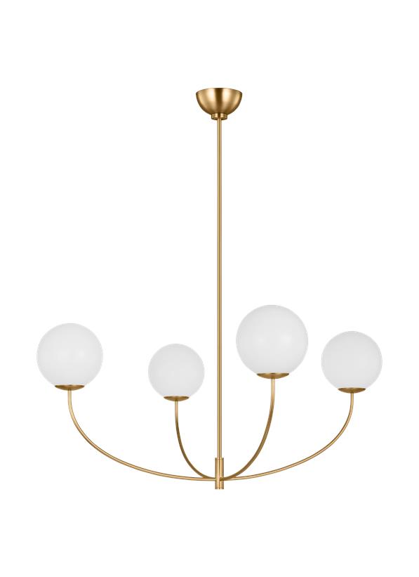 Visual Comfort Studio AERIN Galassia Extra Large Chandelier in Burnished Brass AEC1124BBS