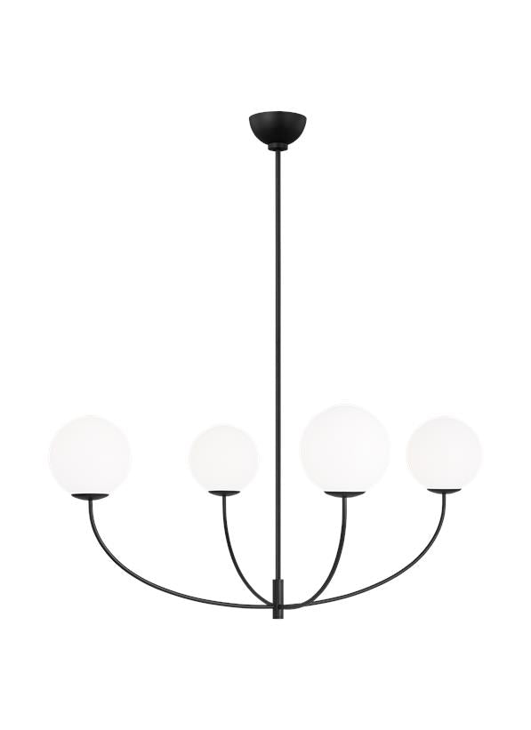 Visual Comfort Studio AERIN Galassia Extra Large Chandelier in Midnight Black AEC1124MBK