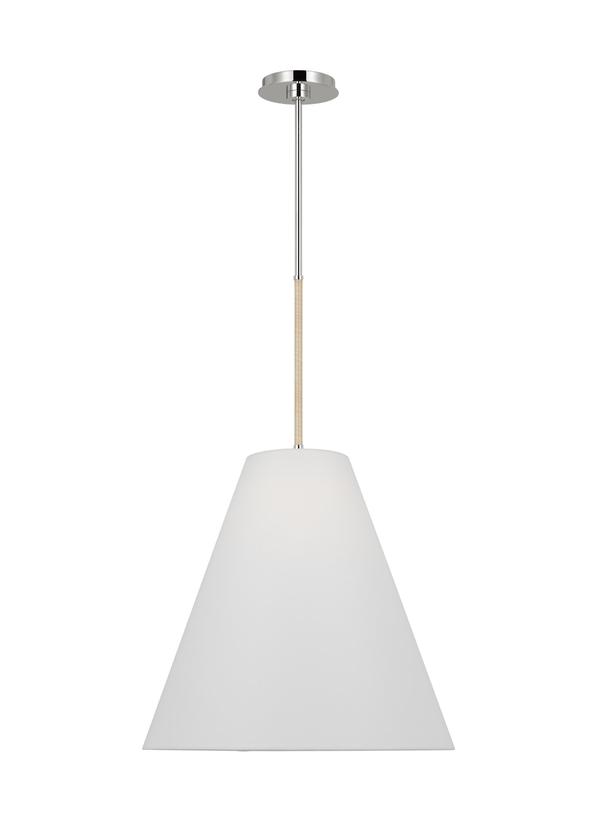 Visual Comfort Studio AERIN Remy Large Pendant in Polished Nickel AEP1041PN