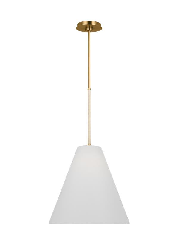 Visual Comfort Studio AERIN Remy Medium Pendant in Burnished Brass AEP1051BBS