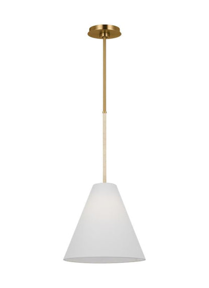 Visual Comfort Studio AERIN Remy Small Pendant in Burnished Brass AEP1061BBS