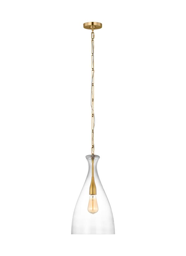 Visual Comfort Studio AERIN Athena Small Pendant in Burnished Brass AEP1071BBSCG