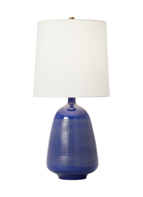 Visual Comfort Studio AERIN Ornella Medium Table Lamp in Blue Celadon AET1131BCL1