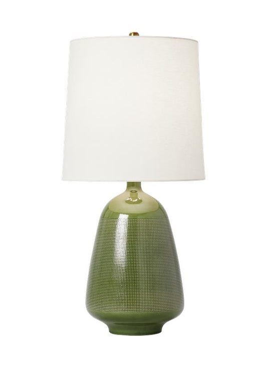 Visual Comfort Studio AERIN Ornella Medium Table Lamp in Green AET1131GRN1