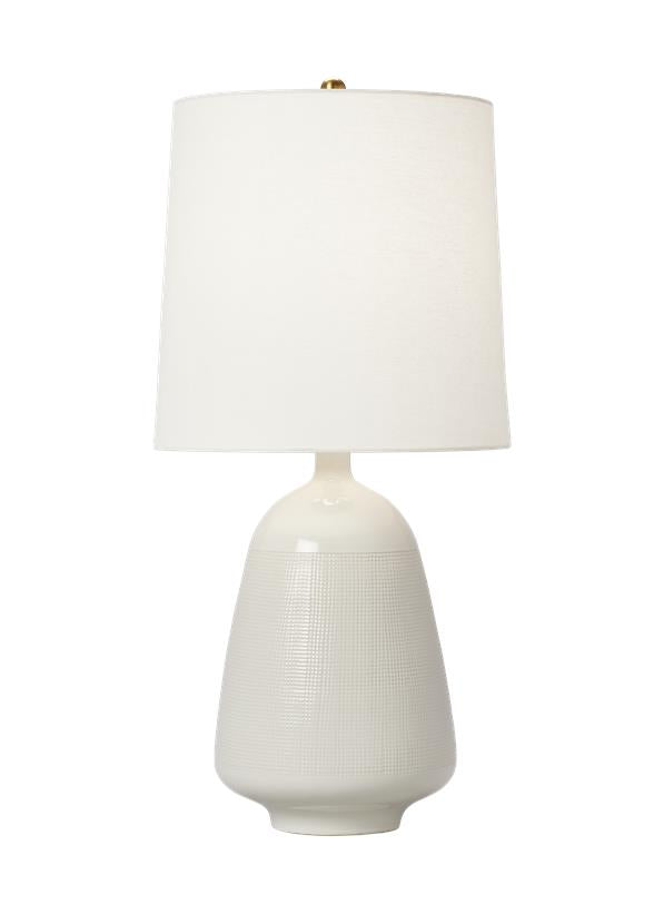 Visual Comfort Studio AERIN Ornella Medium Table Lamp in New White AET1131NWH1