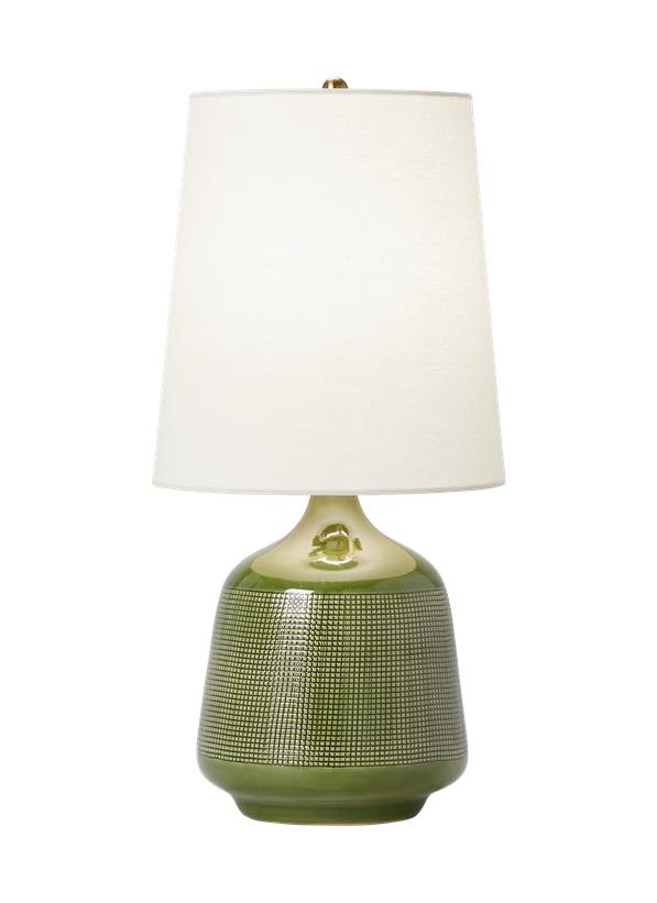 Visual Comfort Studio AERIN Ornella Small Table Lamp in Green AET1141GRN1