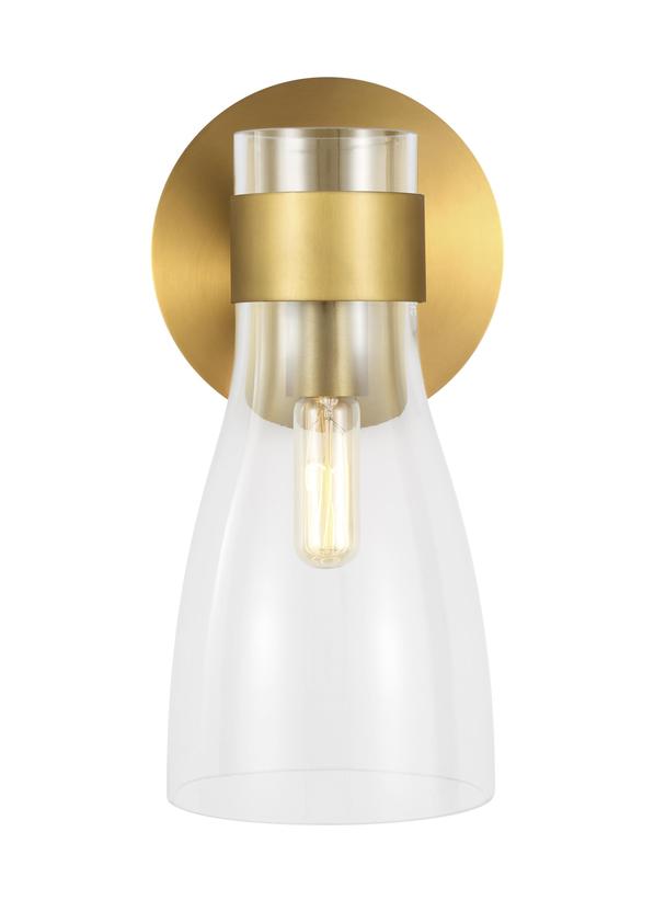 Visual Comfort Studio AERIN Moritz One Light Sconce in Burnished Brass AEV1001BBS