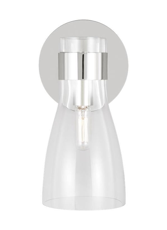 Visual Comfort Studio AERIN Moritz One Light Sconce in Polished Nickel AEV1001PN