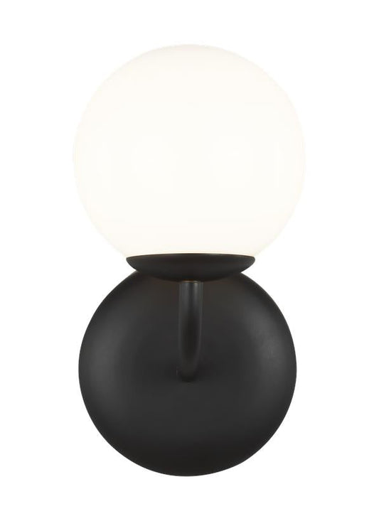 Visual Comfort Studio AERIN Galassia One Light Vanity in Midnight Black AEV1011MBK