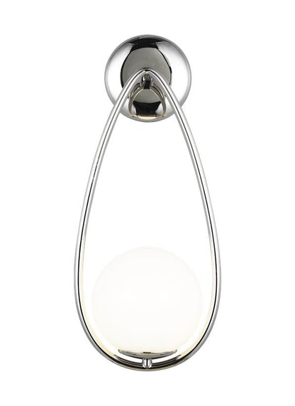 Visual Comfort Studio AERIN Galassia One Light Sconce in Polished Nickel AEW1011PN