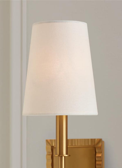 Visual Comfort Studio Alexa Hampton Baxley Sconce in Burnished Brass AW1051BBS