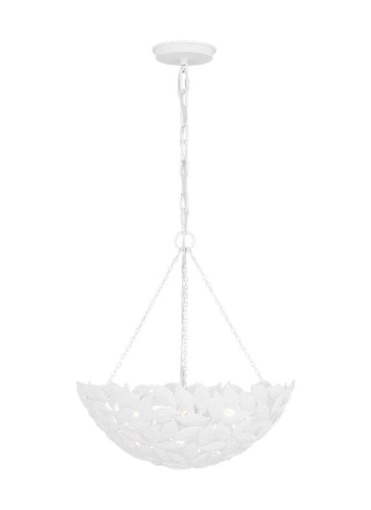 Visual Comfort Studio Alexa Hampton Kelan Small Pendant in Textured White AP1193TXW