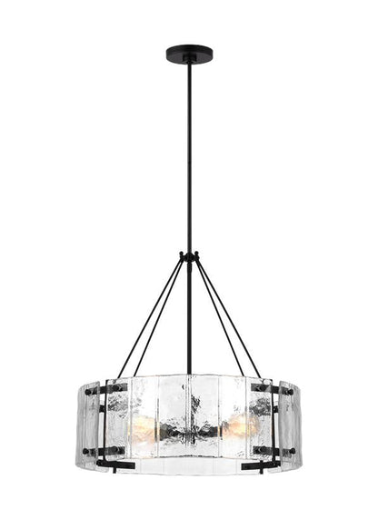 Visual Comfort Studio Alexa Hampton Calvert Medium Chandelier in Aged Iron AP1234AI