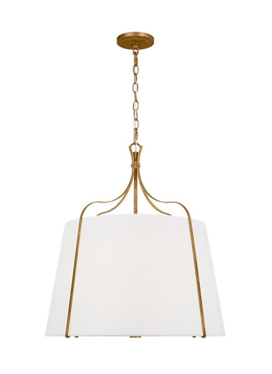 Visual Comfort Studio Alexa Hampton Leander Large Hanging Shade in Antique Gild AP1264ADB