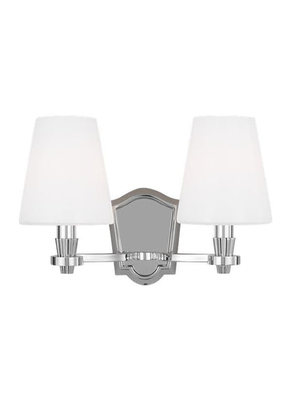 Visual Comfort Studio Alexa Hampton Paisley Two Light Vanity in Polished Nickel AV1002PN