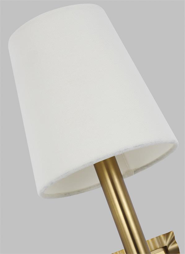 Visual Comfort Studio Alexa Hampton Baxley Sconce in Burnished Brass AW1051BBS