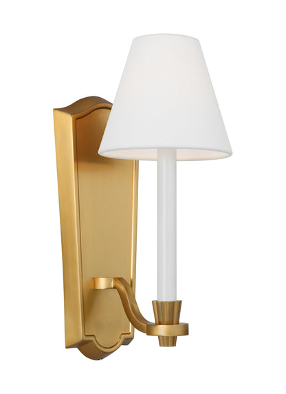 Visual Comfort Studio Alexa Hampton Paisley Tall Sconce in Burnished Brass AW1121BBS