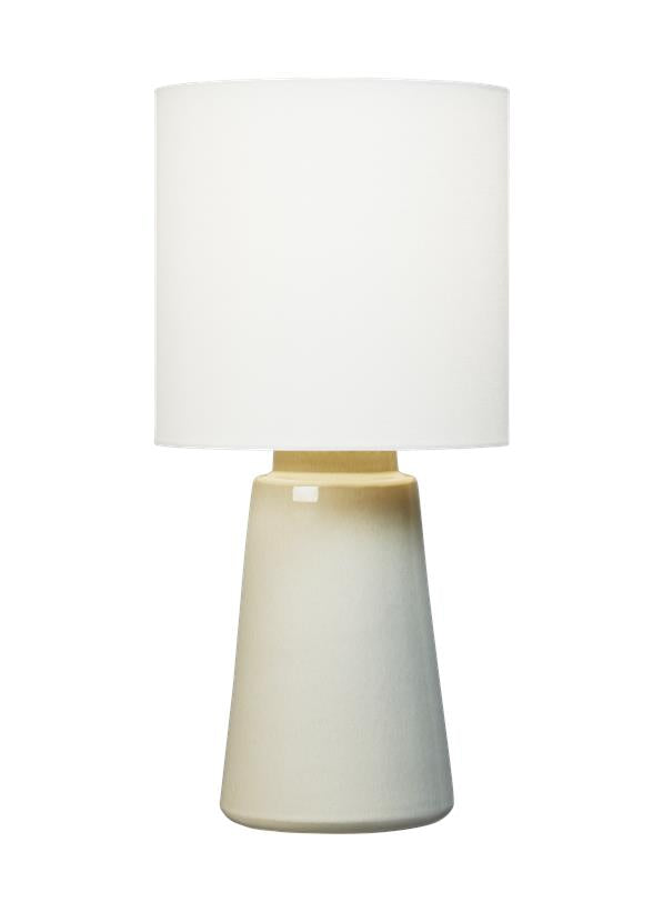 Visual Comfort Studio Barbara Barry Vessel Medium Table Lamp in Shellish Grey BT1061SHG1