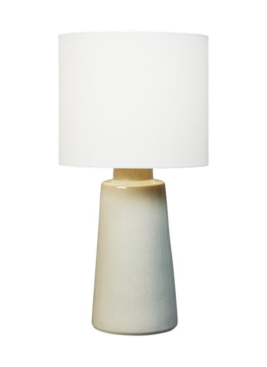 Visual Comfort Studio Barbara Barry Vessel Large Table Lamp in Shellish Grey BT1071SHG1