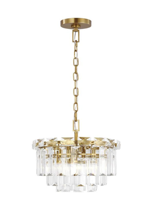 Visual Comfort Studio Chapman & Myers Arden Small Chandelier in Burnished Brass CC1254BBS