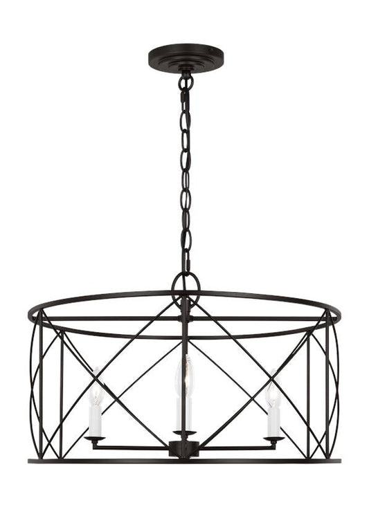 Visual Comfort Studio Chapman & Myers Beatrix Large Lantern in Aged Iron CC1634AI