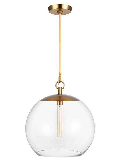 Visual Comfort Studio Chapman & Myers Atlantic Round Pendant in Burnished Brass CP1041BBS