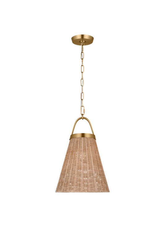 Visual Comfort Studio Chapman & Myers Whitby Medium Pendant in Burnished Brass CP1421BBS