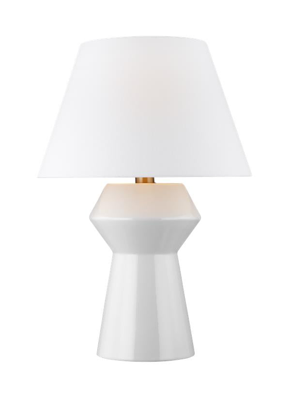 Visual Comfort Studio Chapman & Myers Abaco Inverted Table Lamp in Arctic White CT1061ARCBBS1