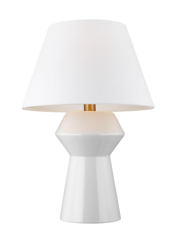 Visual Comfort Studio Chapman & Myers Abaco Inverted Table Lamp in Arctic White CT1061ARCBBS1